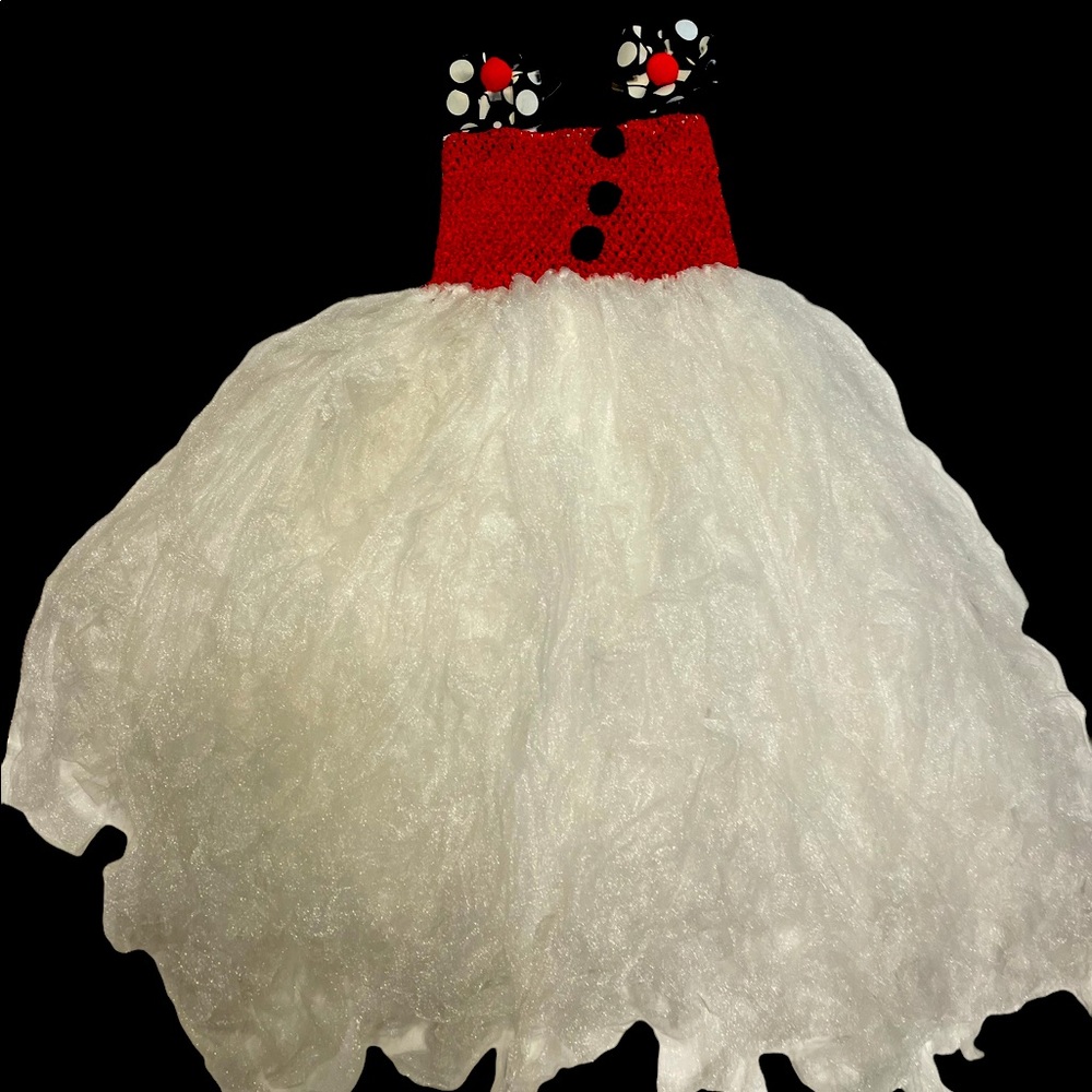 Custom made snowman dress